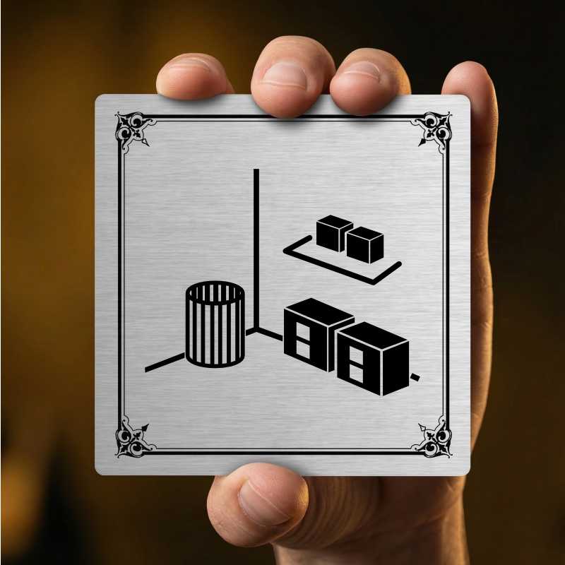 Sklep, 80x80mm, pergamen, Nevada